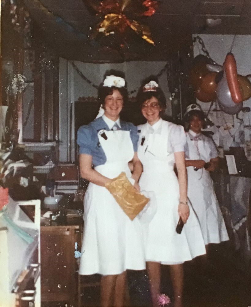 1980s Sister Barbara Stuchfield & staff